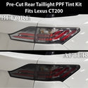 Fits Lexus CT200 2011-2018 Full Headlight Taillight Precut Smoked PPF Tint Kit Film Overlay  - Bogar Tech Designs