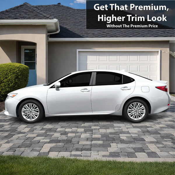Fits Lexus ES 2013-2018 Vinyl Chrome Delete Grille Blackout Decal Stickers Overlay Film - Bogar Tech Designs
