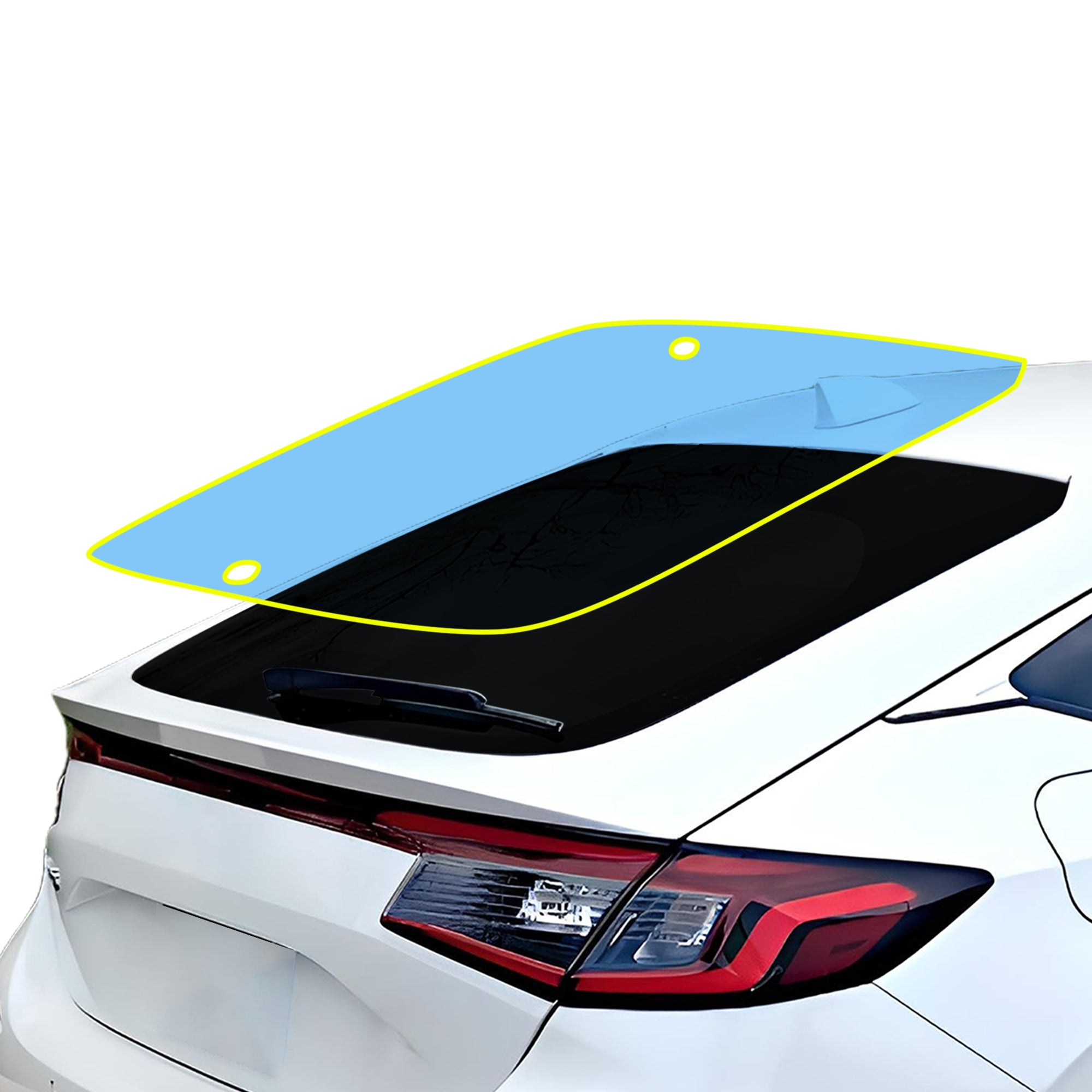 For Honda Civic Sedan 2022-2026 Precut Front Rear Windshield Premium Protection Self Healing Film Kit - Bogar Tech Designs