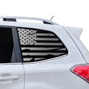 Fits Subaru Forester 2014-2018 Quarter Window American Flag Vinyl Decal Stickers - Bogar Tech Designs