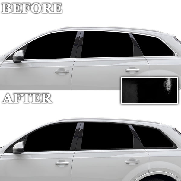 Fits Audi Q7 2020-2024 Vinyl Chrome Delete Grille Blackout Decal Stickers Overlay Film - Bogar Tech Designs