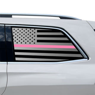 Fits Mercedes-Benz GLS 2017-2019 Quarter Window American Flag Vinyl Decal Stickers - Bogar Tech Designs