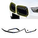 Fits BMW X2 2018-2023 Vinyl Chrome Delete Grille Blackout Decal Stickers Overlay Film - Bogar Tech Designs