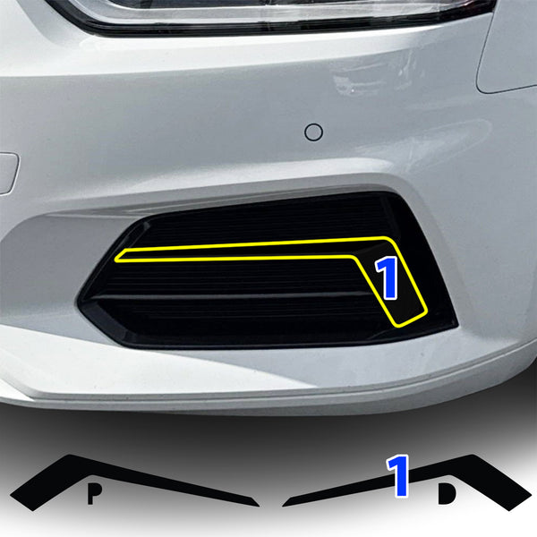 Fits Audi A5 Sportback 2018-2024 Vinyl Chrome Delete Grille Blackout Decal Stickers Overlay Film - Bogar Tech Designs