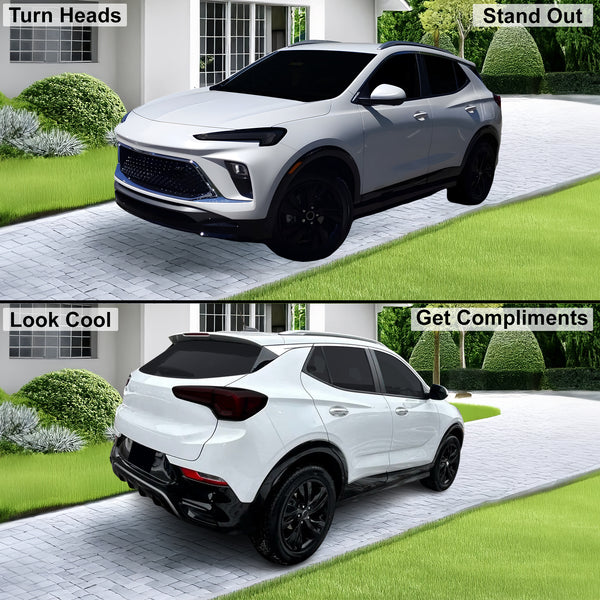 Fits Buick Encore GX 2024-2025 Full Headlight Taillight Precut Smoked PPF Tint Kit Film Overlay  - Bogar Tech Designs