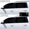 Fits Chevrolet Suburban & Chevrolet Tahoe 2015-2020 Vinyl Chrome Delete Grille Blackout Decal Stickers Overlay Film - Bogar Tech Designs