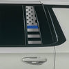 Fits GMC Yukon XL 2025-2026 Quarter Window American Flag Vinyl Decal Stickers - Bogar Tech Designs