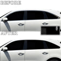 Fits Acura MDX 2014-2016 Vinyl Chrome Delete Grille Blackout Decal Stickers Overlay Film - Bogar Tech Designs