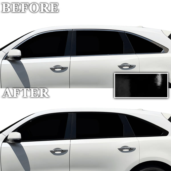 Fits Acura MDX 2014-2016 Vinyl Chrome Delete Grille Blackout Decal Stickers Overlay Film - Bogar Tech Designs