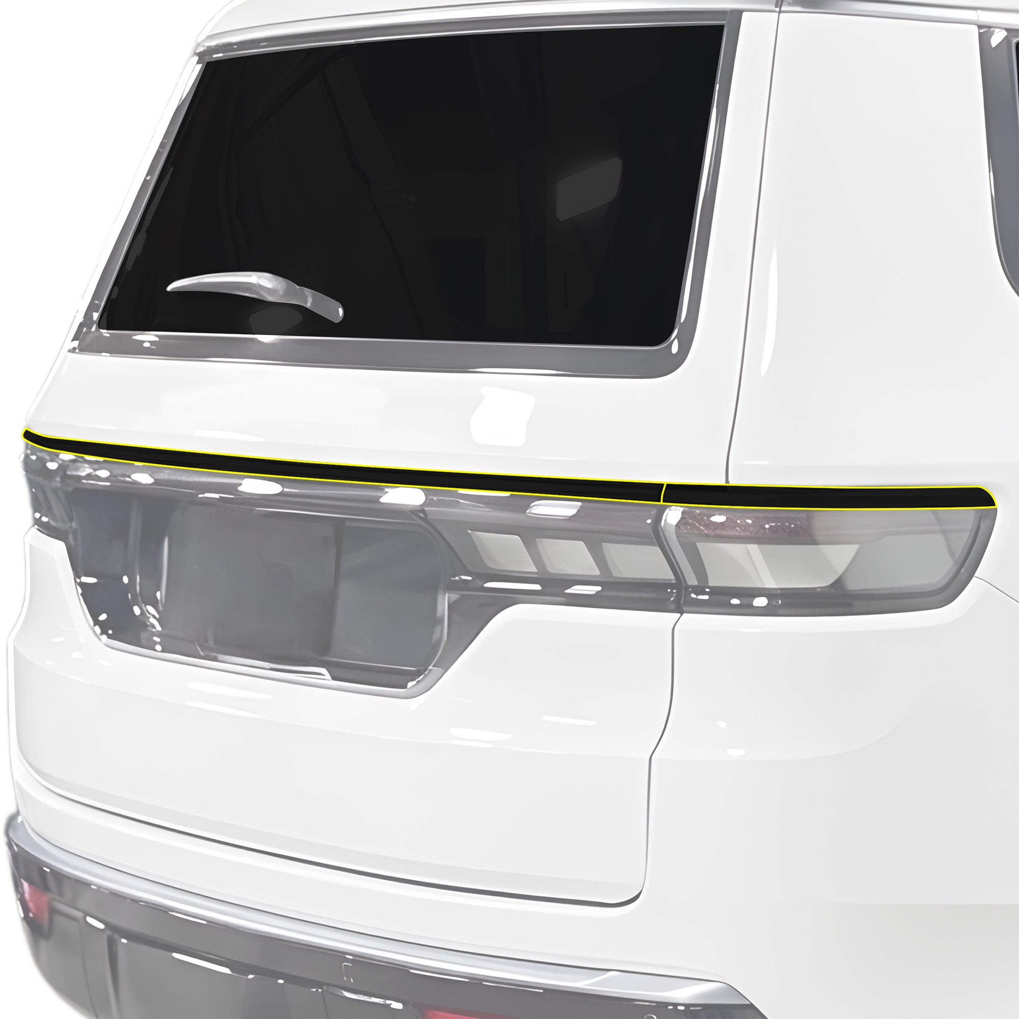 Fits Jeep Grand Wagoneer L 2026-2027 Vinyl Chrome Delete Grille Blackout Decal Stickers Overlay Film - Bogar Tech Designs