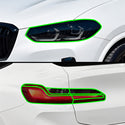 Fits BMW X4 2019-2025 Full Headlight Taillight Precut Smoked PPF Tint Kit Film Overlay  - Bogar Tech Designs