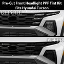 Fits Hyundai Tucson 2025-2026 Full Headlight Taillight Precut Smoked PPF Tint Kit Film Overlay  - Bogar Tech Designs