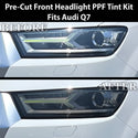 Fits Audi Q7 2017-2019 Full Headlight Taillight Precut Smoked PPF Tint Kit Film Overlay  - Bogar Tech Designs