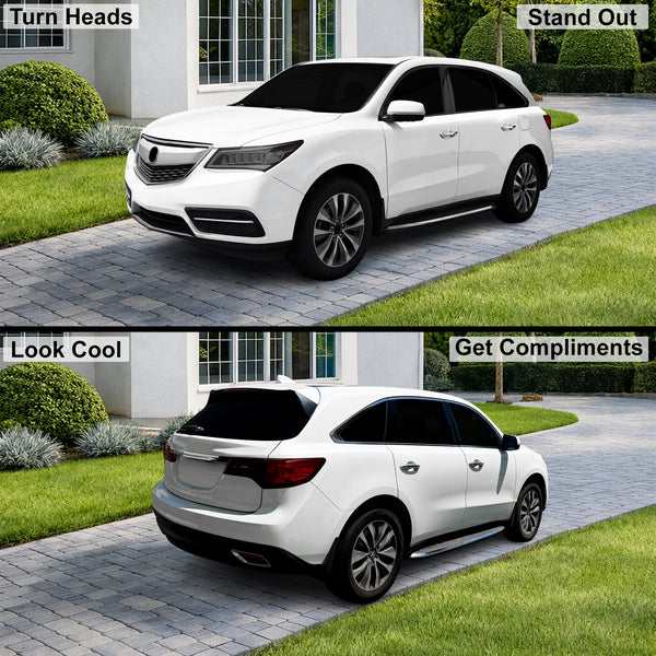 Fits Acura MDX 2014-2016 Full Headlight Taillight Precut Smoked PPF Tint Kit Film Overlay  - Bogar Tech Designs
