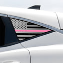 Fits Nissan Murano 2025-2026 Quarter Window American Flag Vinyl Decal Stickers - Bogar Tech Designs