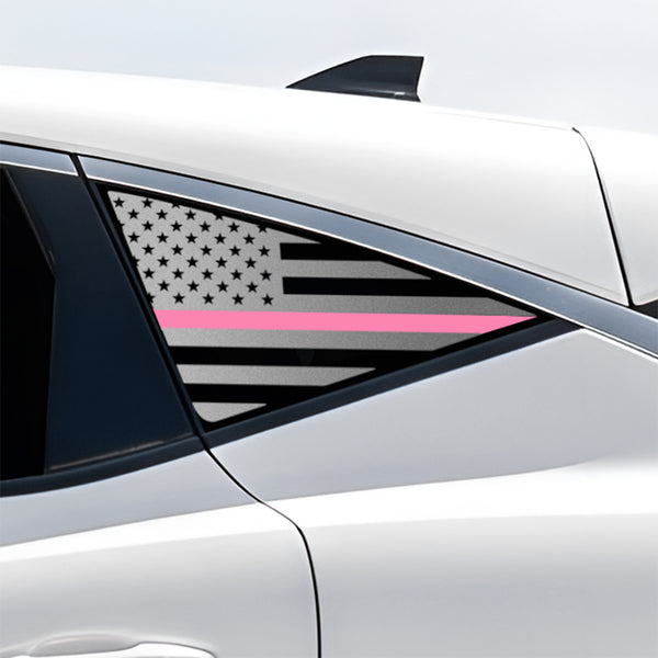 Fits Nissan Murano 2025-2026 Quarter Window American Flag Vinyl Decal Stickers - Bogar Tech Designs