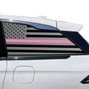 Fits Lincoln Nautilus 2024-2026 Quarter Window American Flag Vinyl Decal Stickers - Bogar Tech Designs
