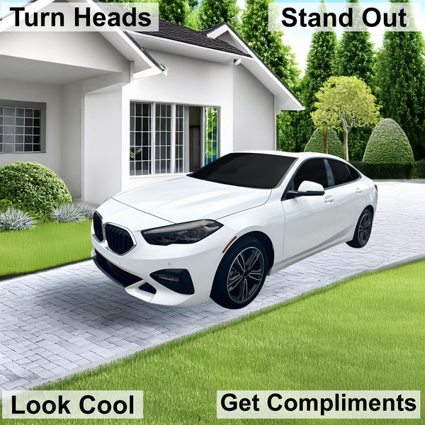 Fits BMW 2 Series 2020-2024 Full Headlight Taillight Precut Smoked PPF Tint Kit Film Overlay  - Bogar Tech Designs