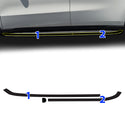 Fits Acura MDX 2014-2016 Vinyl Chrome Delete Grille Blackout Decal Stickers Overlay Film - Bogar Tech Designs