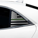 Fits Chevrolet Malibu 2013-2015 Quarter Window American Flag Vinyl Decal Stickers - Bogar Tech Designs