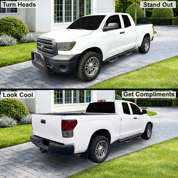 Fits Toyota Tundra 2007-2013 Full Headlight Taillight Precut Smoked PPF Tint Kit Film Overlay  - Bogar Tech Designs