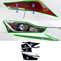 Fits Lexus IS 2017-2020 Full Headlight Taillight Precut Smoked PPF Tint Kit Film Overlay  - Bogar Tech Designs
