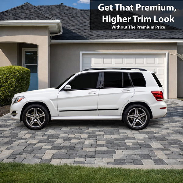 Fits Mercedes-Benz GLK 2013-2015 Vinyl Chrome Delete Grille Blackout Decal Stickers Overlay Film - Bogar Tech Designs