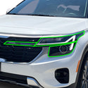 Fits Kia Seltos 2024-2025 Full Headlight Taillight Precut Smoked PPF Tint Kit Film Overlay  - Bogar Tech Designs