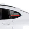 Fits BMW X4 2019-2026 Quarter Window American Flag Vinyl Decal Stickers - Bogar Tech Designs