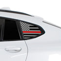Fits BMW X4 2019-2026 Quarter Window American Flag Vinyl Decal Stickers - Bogar Tech Designs