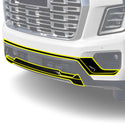 Fits GMC Yukon XL 2025-2026 Vinyl Chrome Delete Grille Blackout Decal Stickers Overlay Film - Bogar Tech Designs