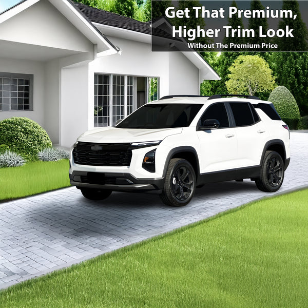 Fits Chevrolet Equinox 2025-2027 Vinyl Chrome Delete Grille Blackout Decal Stickers Overlay Film - Bogar Tech Designs