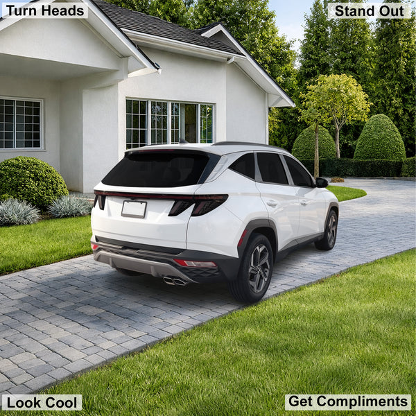 Fits Hyundai Tucson 2025-2026 Full Headlight Taillight Precut Smoked PPF Tint Kit Film Overlay  - Bogar Tech Designs