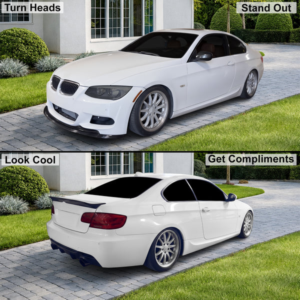 Fits BMW 3 Series 2011-2013 Full Headlight Taillight Precut Smoked PPF Tint Kit Film Overlay  - Bogar Tech Designs