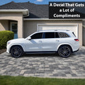 Fits Mercedes-Benz GLS 2024-2026 Animal Leopard Cheetah Cow Window Vinyl Decal Stickers - Bogar Tech Designs