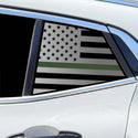 Fits BMW X2 2018-2023 Quarter Window American Flag Vinyl Decal Stickers - Bogar Tech Designs