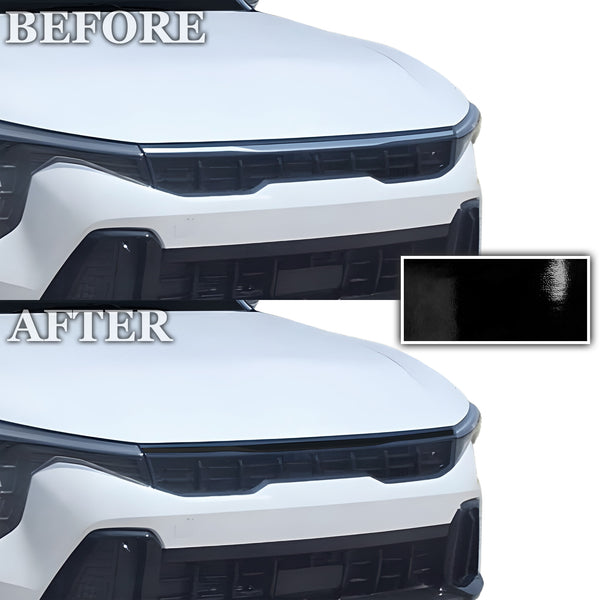 Fits Kia K4 GT-Line 2024-2026 Vinyl Chrome Delete Grille Blackout Decal Stickers Overlay Film - Bogar Tech Designs