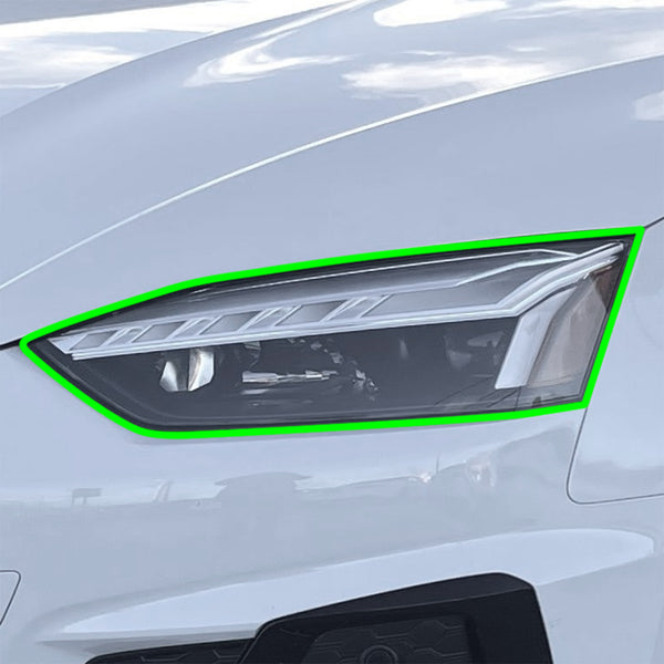 Fits Audi A5 Sportback 2018-2024 Full Headlight Taillight Precut Smoked PPF Tint Kit Film Overlay  - Bogar Tech Designs