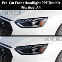 Fits Audi A4 2020-2025 Full Headlight Taillight Precut Smoked PPF Tint Kit Film Overlay  - Bogar Tech Designs