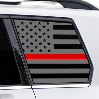Fits Mercedes-Benz GLK 2010-2015 Quarter Window American Flag Vinyl Decal Stickers - Bogar Tech Designs