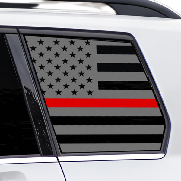Fits Mercedes-Benz GLK 2010-2015 Quarter Window American Flag Vinyl Decal Stickers - Bogar Tech Designs