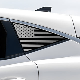 Fits Nissan Murano 2025-2026 Quarter Window American Flag Vinyl Decal Stickers - Bogar Tech Designs