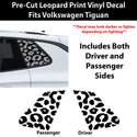 Fits Volkswagen Tiguan 2025-2027 Animal Leopard Cheetah Cow Window Vinyl Decal Stickers - Bogar Tech Designs