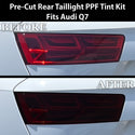 Fits Audi Q7 2017-2019 Full Headlight Taillight Precut Smoked PPF Tint Kit Film Overlay  - Bogar Tech Designs