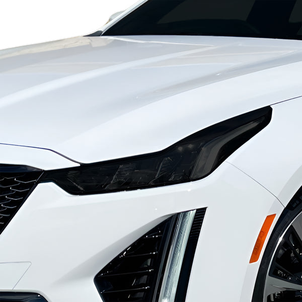 Fits Cadillac CT5 2020-2024 Full Headlight Taillight Precut Smoked PPF Tint Kit Film Overlay  - Bogar Tech Designs