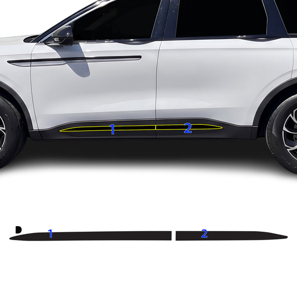 Fits Lincoln Nautilus 2024-2026 Vinyl Chrome Delete Grille Blackout Decal Stickers Overlay Film - Bogar Tech Designs