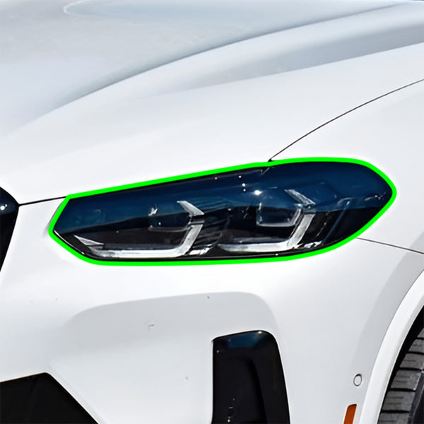 Fits BMW X4 2019-2025 Full Headlight Taillight Precut Smoked PPF Tint Kit Film Overlay  - Bogar Tech Designs