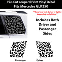 Fits Mercedes-Benz GLK 2010-2015 Animal Leopard Cheetah Cow Window Vinyl Decal Stickers - Bogar Tech Designs