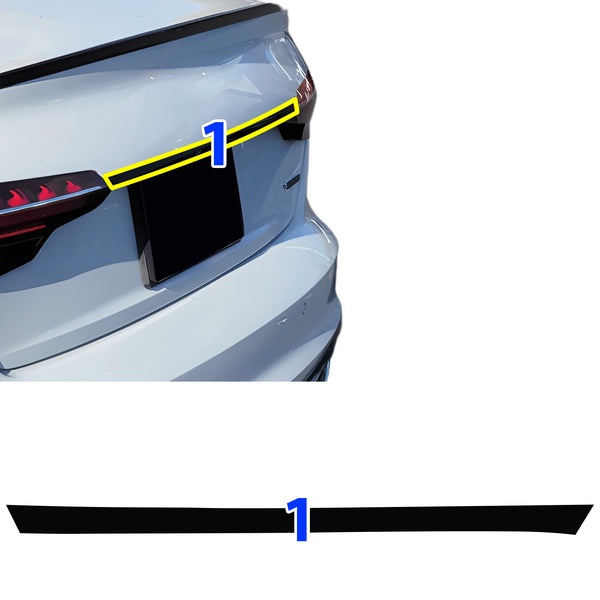 Fits Audi A4 2020-2025 Vinyl Chrome Delete Grille Blackout Decal Stickers Overlay Film - Bogar Tech Designs