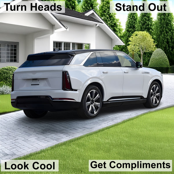 Fits Cadillac Escalade IQ 2025-2026 Full Headlight Taillight Precut Smoked PPF Tint Kit Film Overlay  - Bogar Tech Designs